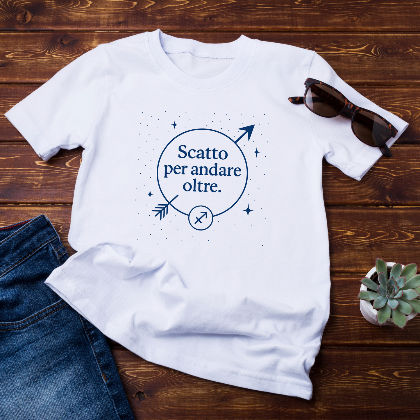 "Run & Shoot - Das analoge Abenteuer 🎞️📸" Unisex Kurzarm-T-Shirt